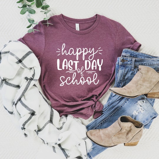 Disover Happy Last Day Of School T-shirt