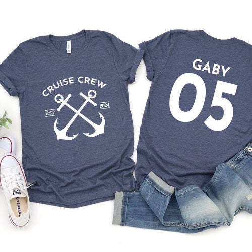 Custom Cruise Crew T-Shirt: Nautical Family Vacation Tee