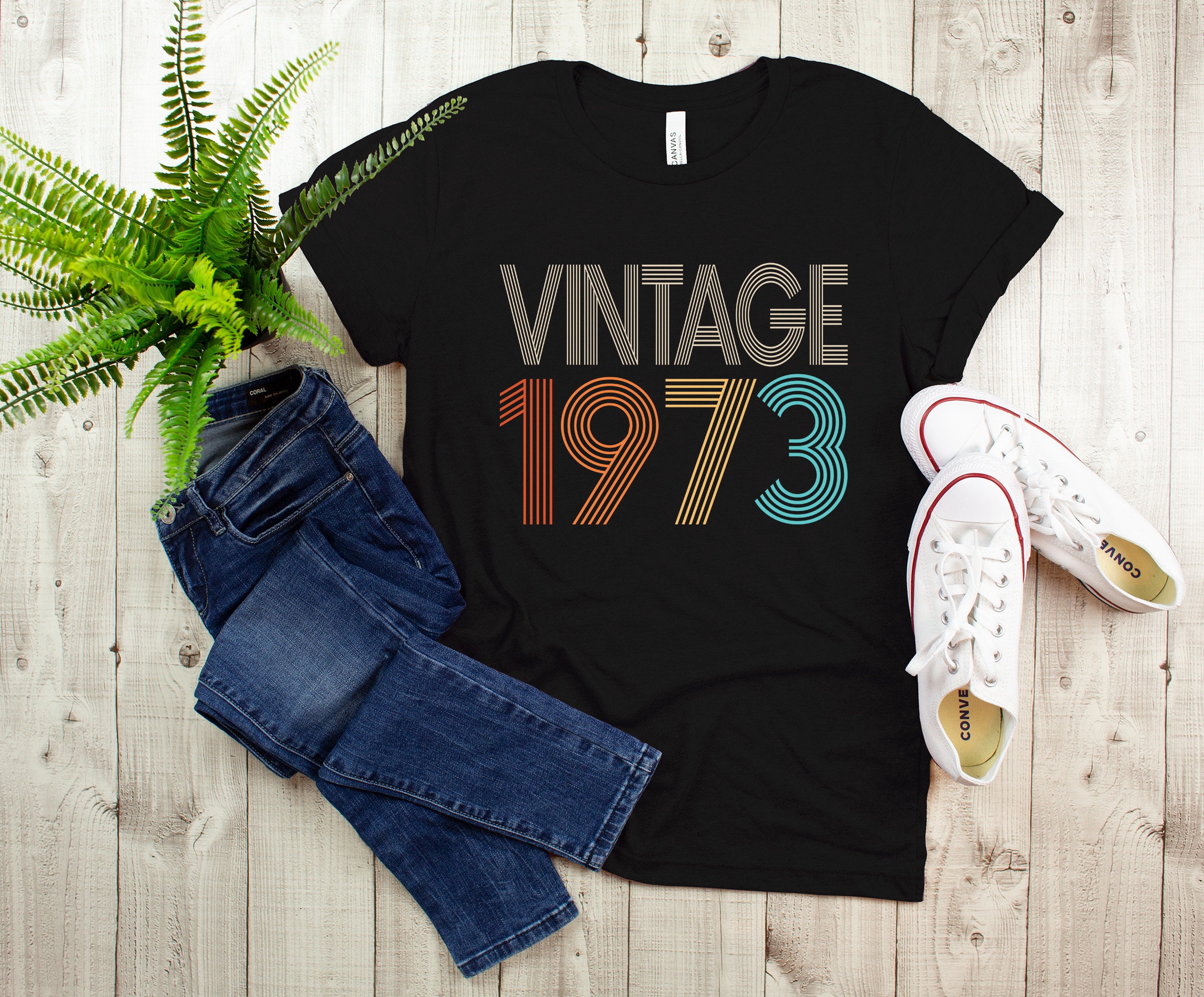 Discover 50th Birthday T-Shirt, Vintage 1973 Shirt, 50th Birthday Gift T-Shirt