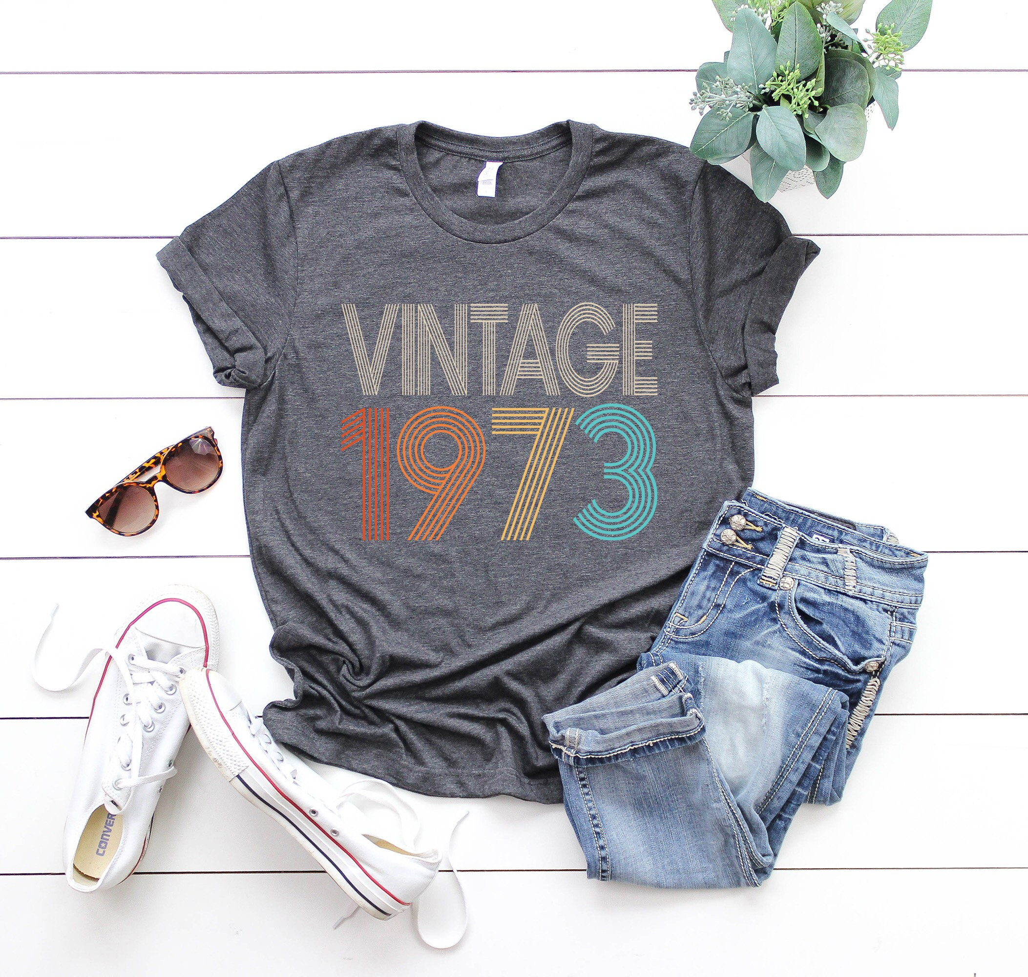 50th Birthday T-Shirt, Vintage 1973 Shirt, 50th Birthday Gift T-Shirt