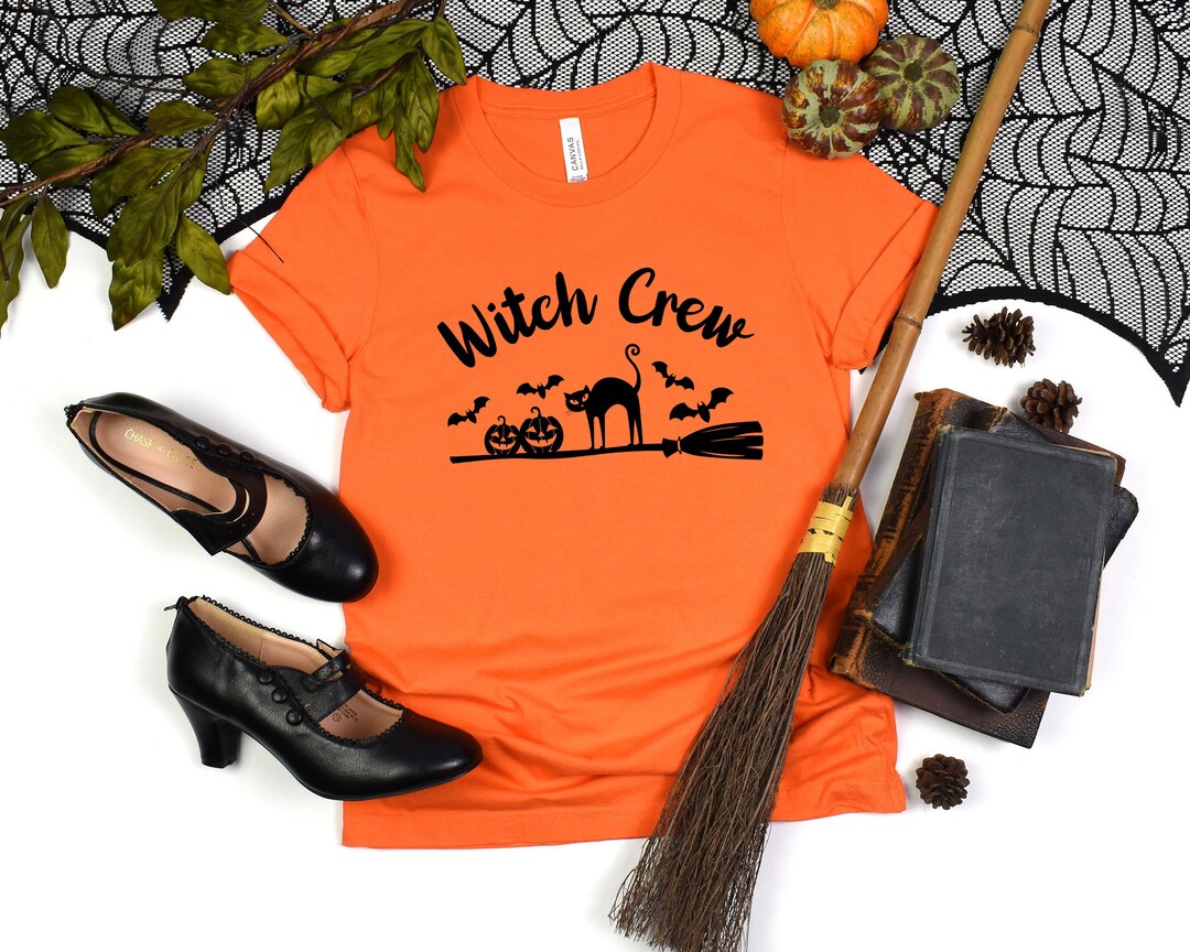 Witch Crew T-shirt: Funny Halloween Witch Tee - Etsy