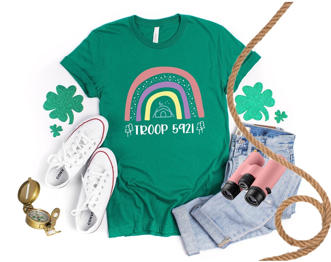 Camping Tshirt, Girl Scout Shirt, Camping Long Sleeve, Troop Shirt