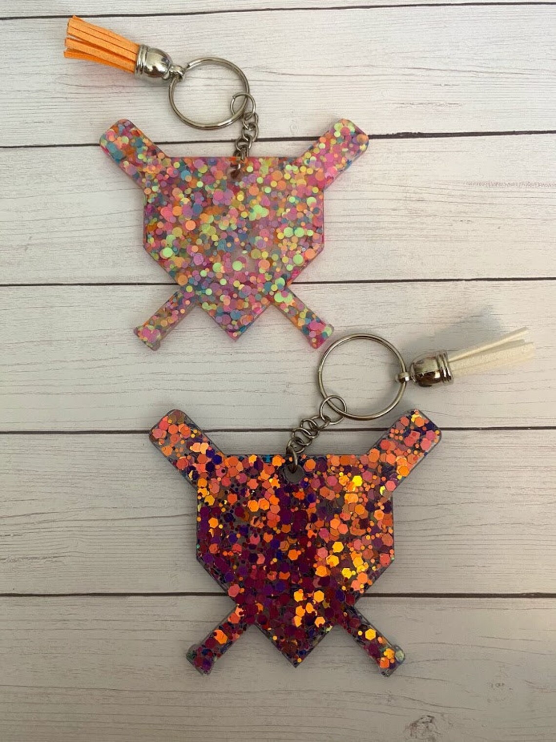 Home Plate Keychain Etsy
