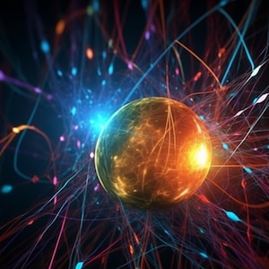 Quantum Odyssee Digital Wallpaper