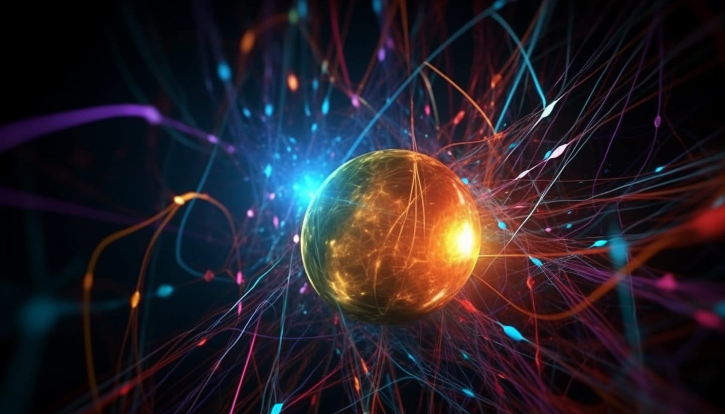 Quantum Odyssey Digital Wallpaper