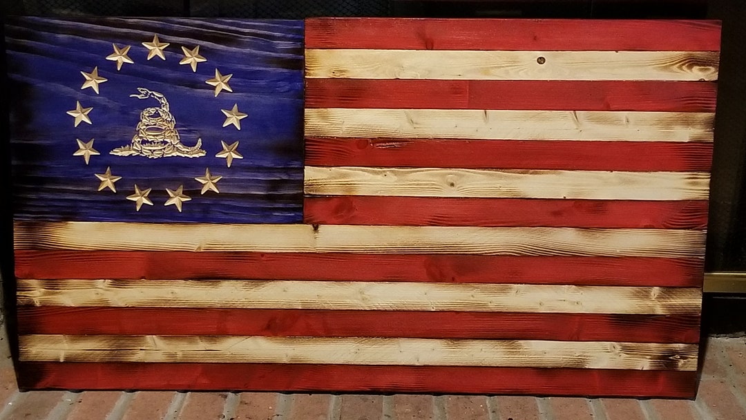 Gadsden Betsy Ross Flag Etsy
