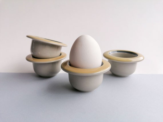 4 Finnish ceramic egg holders.Kitchen&dining.1980's