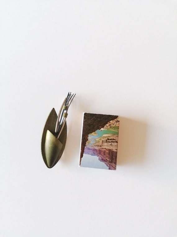 Aarikka FLOWER BOUQUET vintage wooden brooch / pin … Gem