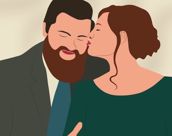 DIGITAL DOWNLOAD | Custom Personalized Portrait from Photo Gifts for People You Love