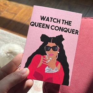 Nicki Minaj Mothers day card- Pink Friday - FTCU- Nicki Minaj art- Pink Friday 2- Nicki Minaj- Female Rapper card- hip hop mothers day card