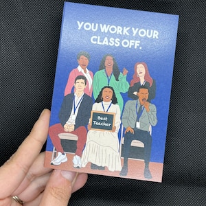 Teacher Appreciation Week Card- Abbott Elementary- Teacher Card- Teacher Gift Abbot Elementary  card Teacher Greeting Card Teacher birthday