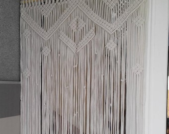 Macrame Curtain/ Macrame Wedding Arch/ Door Curtains/ Door Hanging/ Boho Style Wedding Decoration/ Macrame Backdrop/ Home Decor