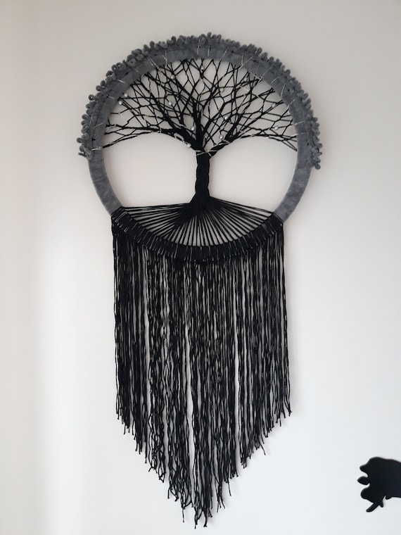 Tree of Life Luminous/ Glowing Macrame/ Macrame Luminous