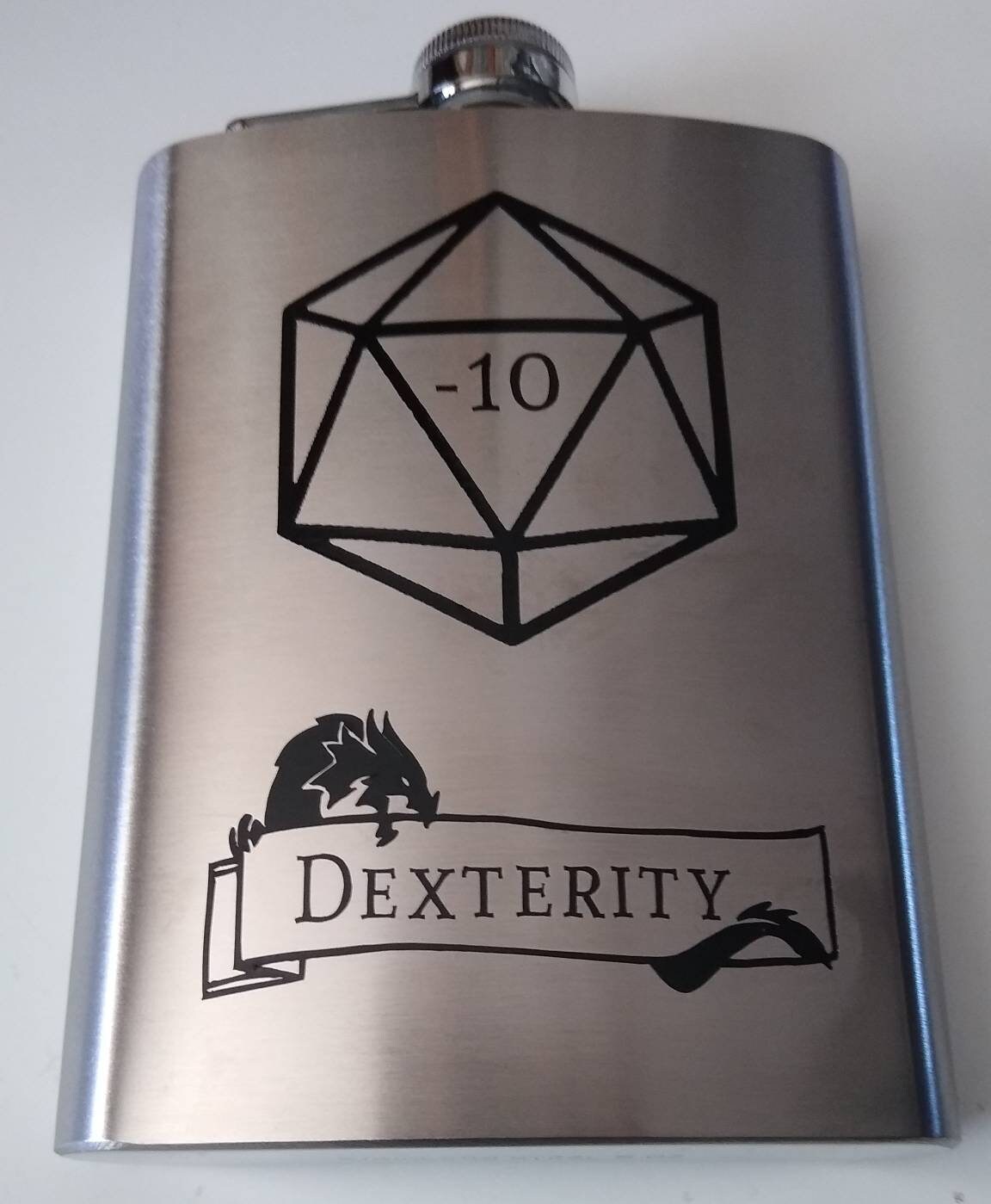 Dungeons and Dragons Flask D&D Flask D20 Flask This Is How Etsy