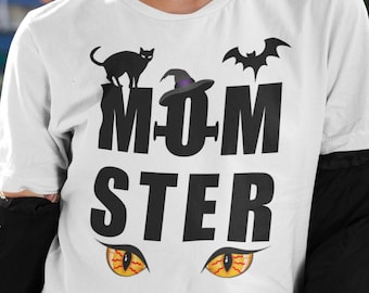 Momster Halloween Shirt: Funny Mom Graphic Tee
