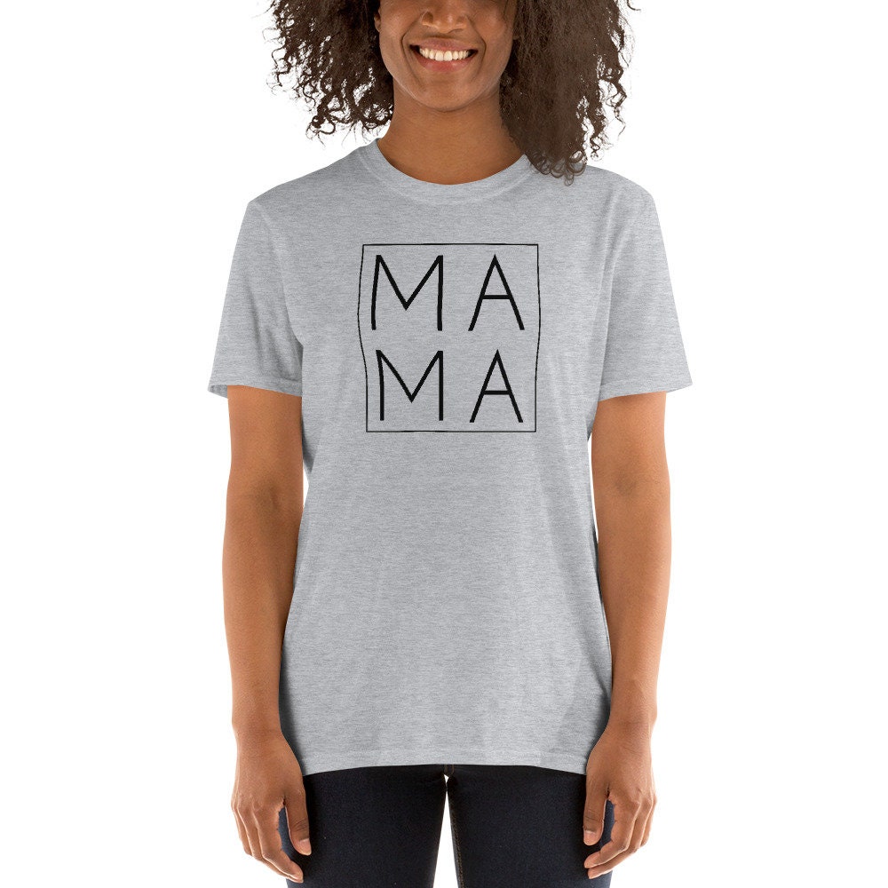 Mama Shirt With Square Modern Design. Clean Contemporary | Etsy