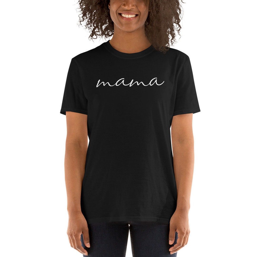 Mama in Handwriting Script Shirt. A Simple, Minimal Design That Looks ...