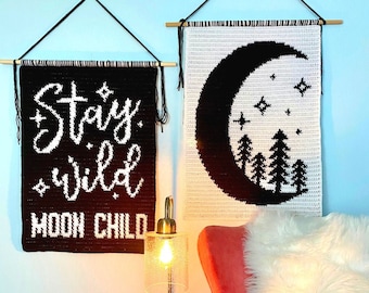 Wild Moon Collection - PDF - Tapestry Crochet Patterns