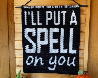 Spell On You Wall Hanging - **PDF Crochet Pattern**