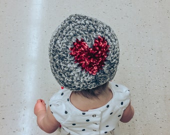 Sweet Heart Bonnet - Crochet Pattern