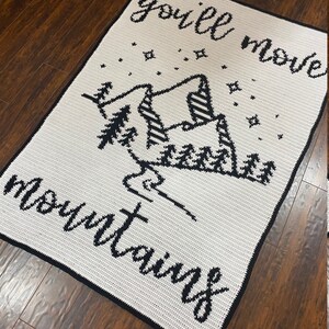 You'll Move Mountains Tapestry Crochet Blanket Pattern image 3