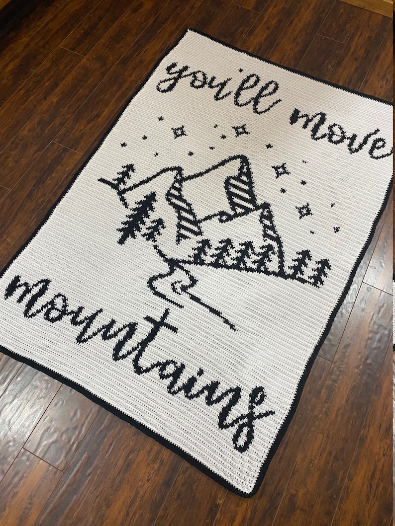 You'll Move Mountains Tapestry Crochet Blanket Pattern image 3