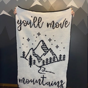 You'll Move Mountains Tapestry Crochet Blanket Pattern image 4