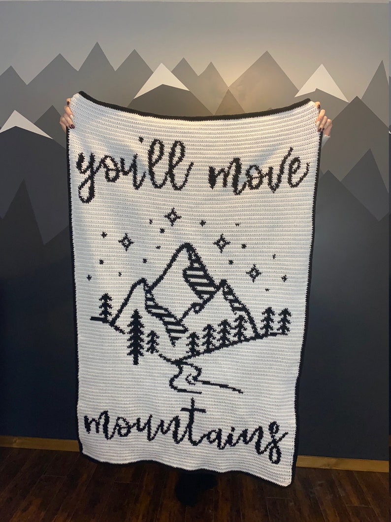 You'll Move Mountains Tapestry Crochet Blanket Pattern image 4