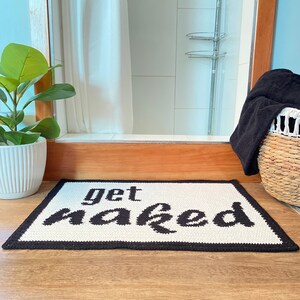 Get Naked Bathmat Tapestry Crochet Pattern image 1