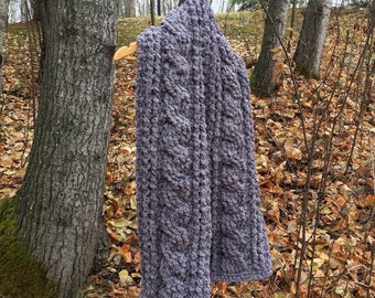 Boho Twist Scarf Crochet Pattern