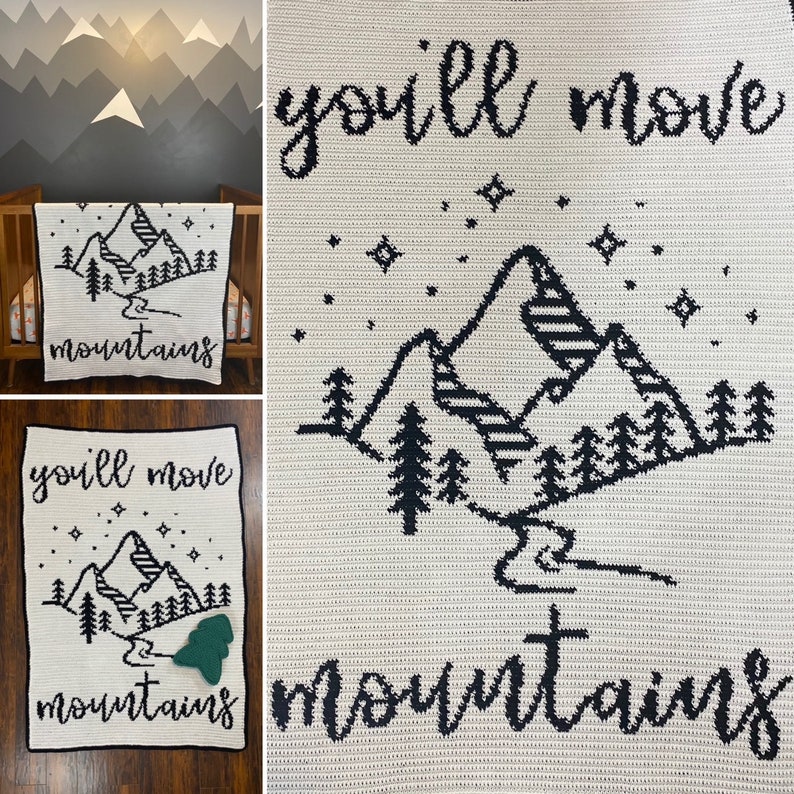 You'll Move Mountains Tapestry Crochet Blanket Pattern image 5