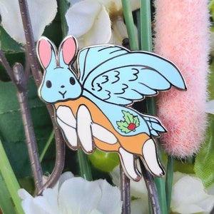 Mythisches Skvader Bluebird Häschen Pin