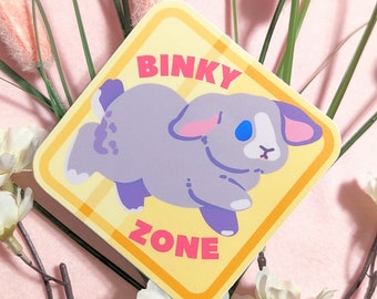Binky Bunny Cute Sticker