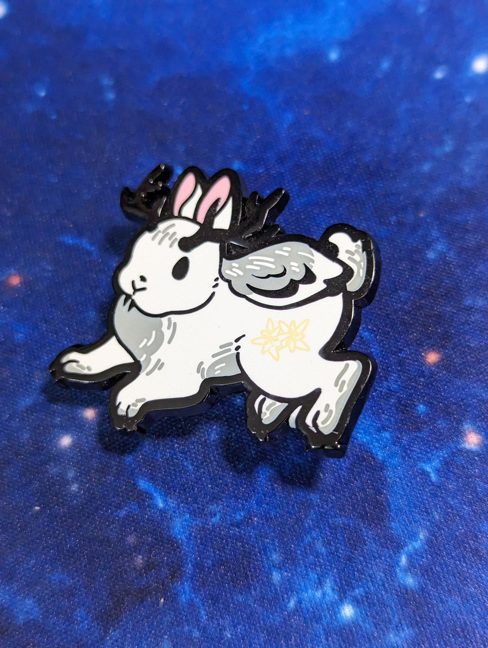 Wolpertinger Cryptid Enamel Pin