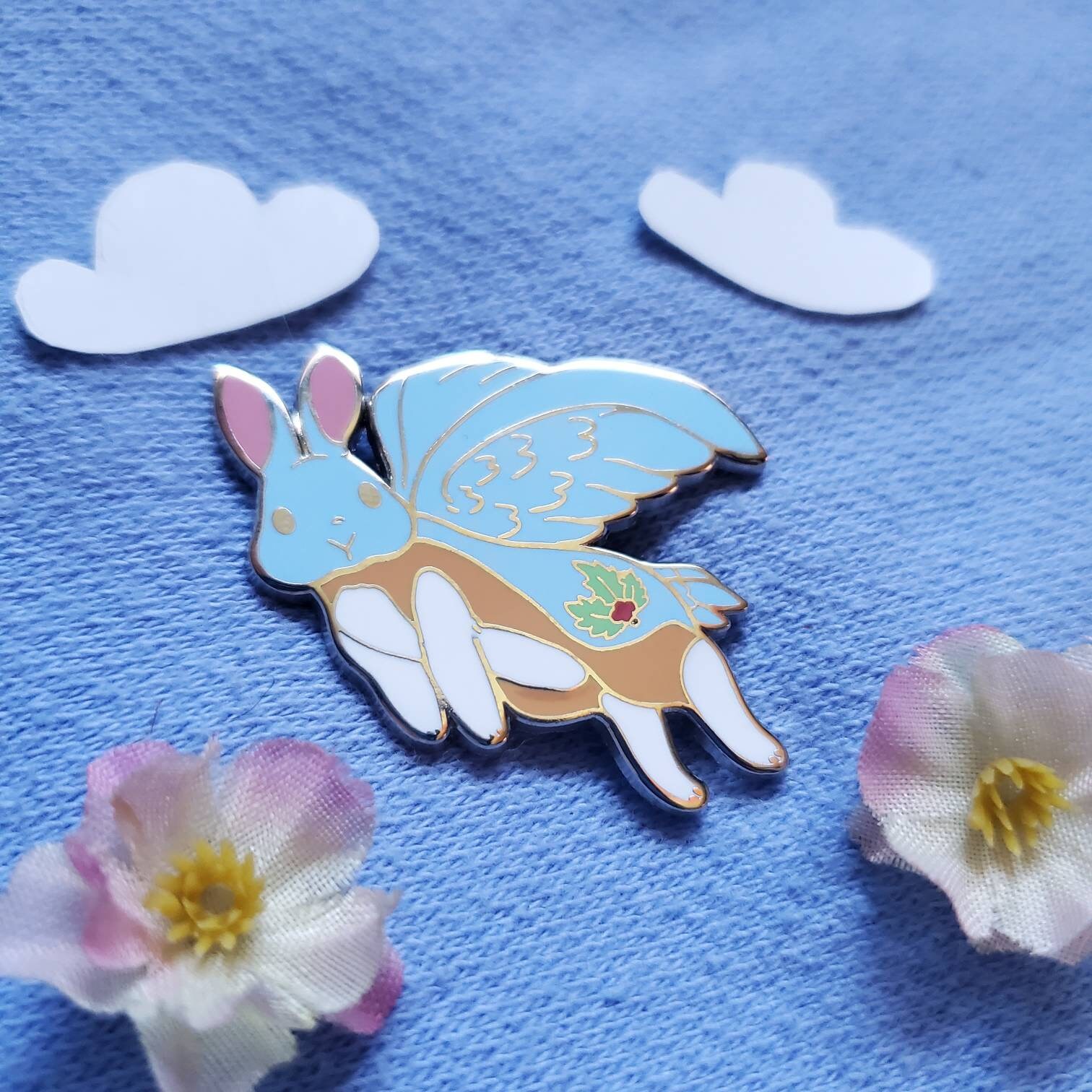 Skvader Svg Mythical Skvader Bluebird Bunny Pin - Etsy