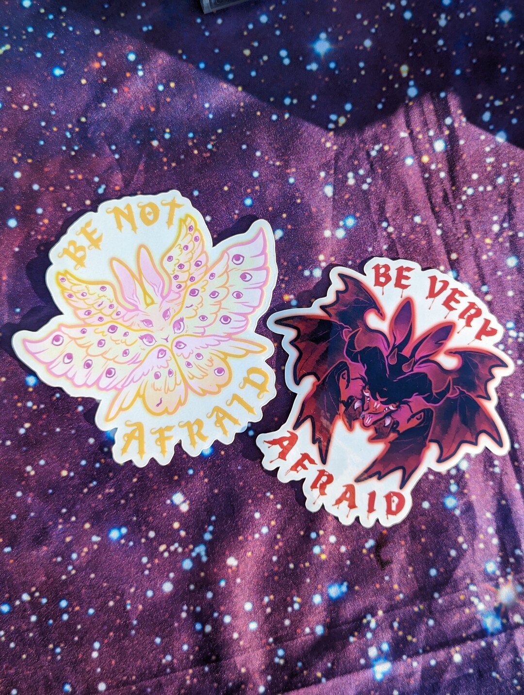 Biblically Accurate Angel and Demon Rabbit Stickers - Etsy