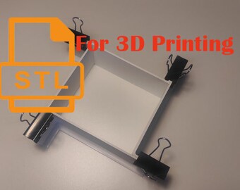 Archivo STL de caja de molde ajustable: Fabricación de moldes de resina y silicona (Descarga digital)