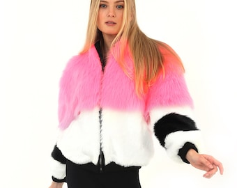 Pink Fur Coat - Etsy Australia