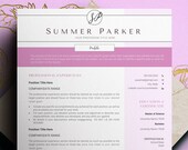 Pink Resume Template Word Mac, Modern Creative Resume Template, Resume Template Apple Pages, lebenslauf vorlage, Professional CV Template