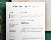 Clean, Executive Resume Template 2026, Modern CEO Resume Template for Word and Apple Pages, Resume Template, 1, 2, 3 Page Director Resume