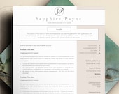 Creative Resume Template, Cv Template for word, Cv Resume Template, Professional Resume Template, Modern Resume Template Word, CV