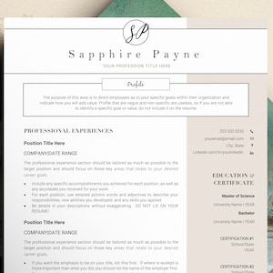 Creative Resume Template, Cv Template for word, Cv Resume Template, Professional Resume Template, Modern Resume Template Word, CV