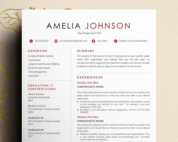One Page Resume Templates for 2023