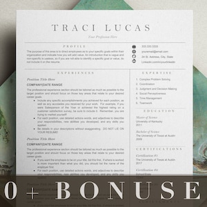 Resume template word, Professional resume template modern page, Resume Template Word & Pages, Google Docs Resume, CV Template, Modern resume