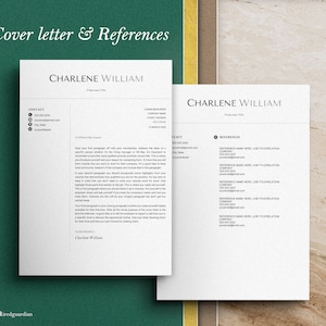 Resume Template, Cv Template for word, Cv Resume Template, Professional Resume Template, Modern Resume Template Word, Resume image 5