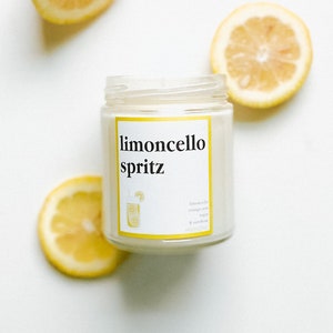 Limoncello Spritz | Signature Scent | Lemon Candle | Limoncello Candle