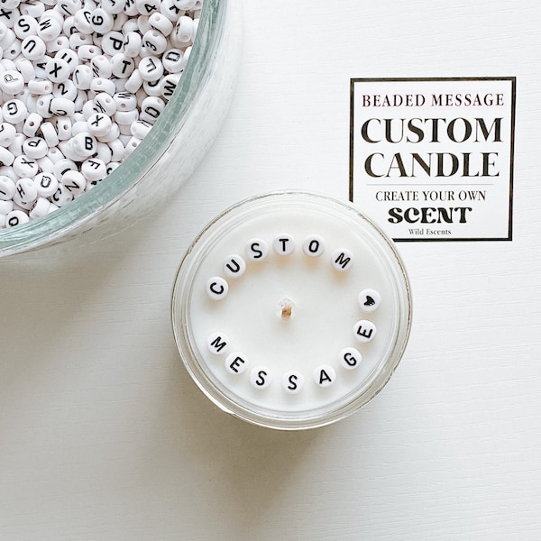 Candles With Message Etsy