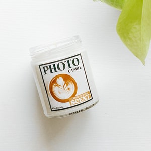 PHOTO Candle | Custom Candle | Custom Scent | Custom Candle with Photo