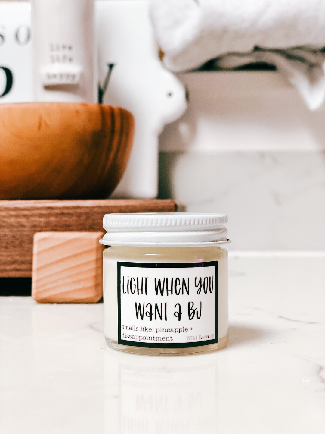 No Wick Candle Joke Candle Gift Funny Gift for Husband Gift Etsy