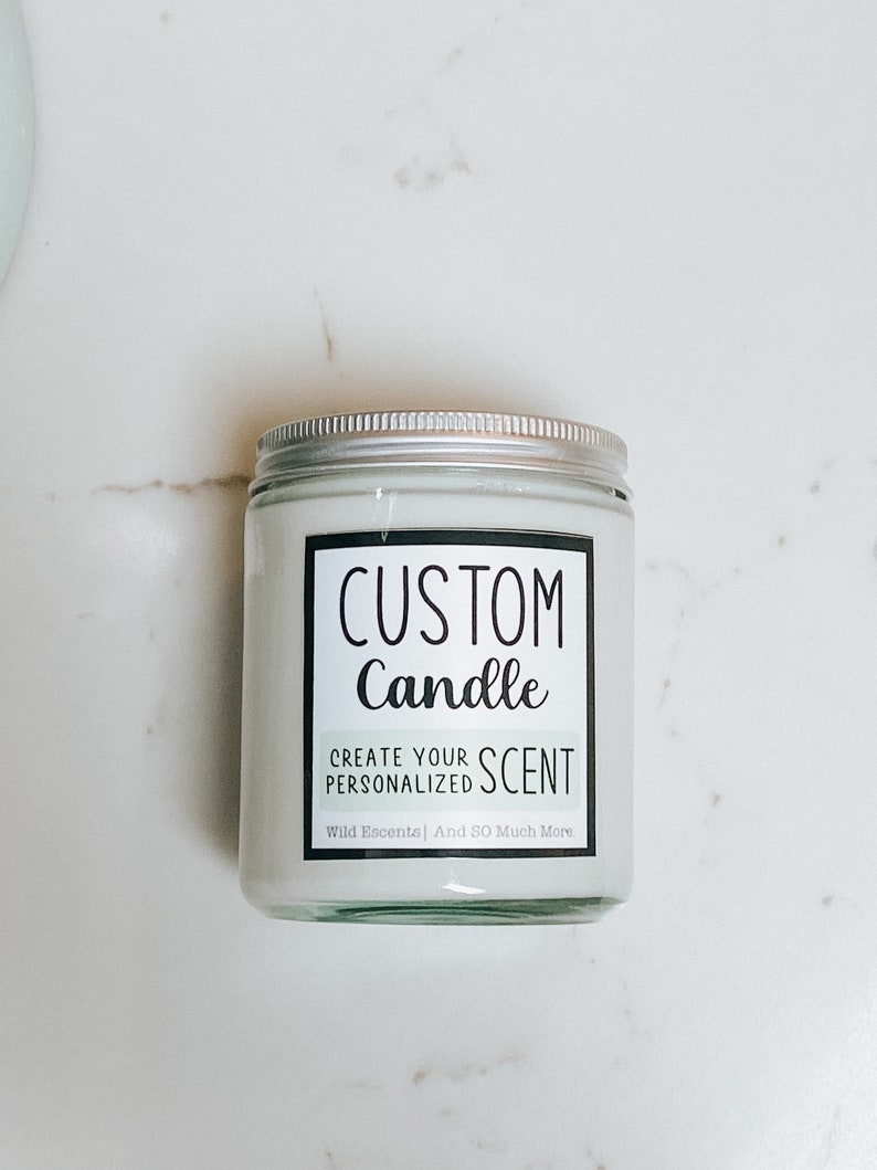 100 Custom Candle Custom Scent Custom Scented Candle Etsy